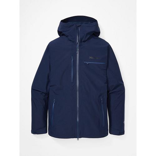 Marmot Cropp River Jackets - Mens Rain Jacket Navy CA5964837 Canada